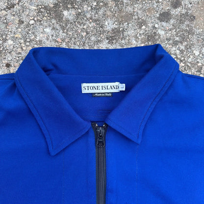 S/S1996 Cobalt Blue Neoprene Track Jacket