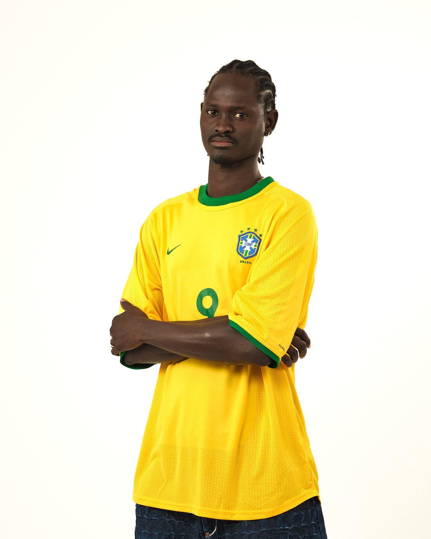 2000-02 Brazil Nike Home Shirt Ronaldo #9 (XL)