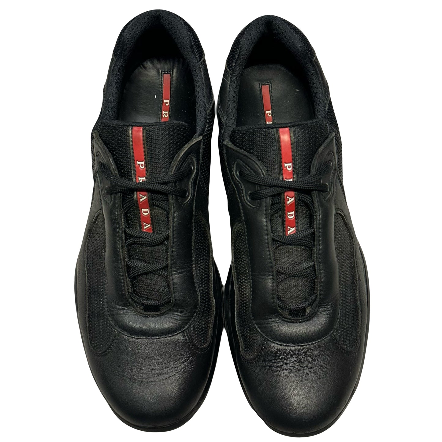 Prada America’s Cup Sneakers In Black ( 8UK/9US )