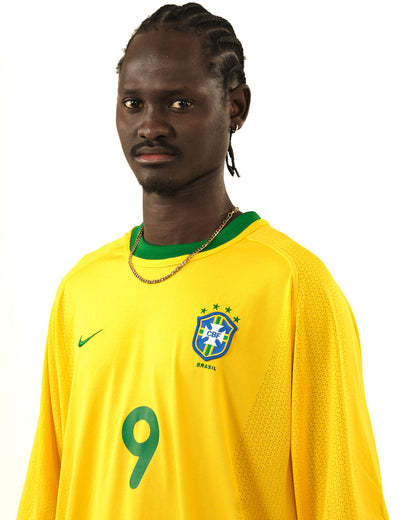 2000-02 Brazil Nike Home Shirt Ronaldo #9 (XL)