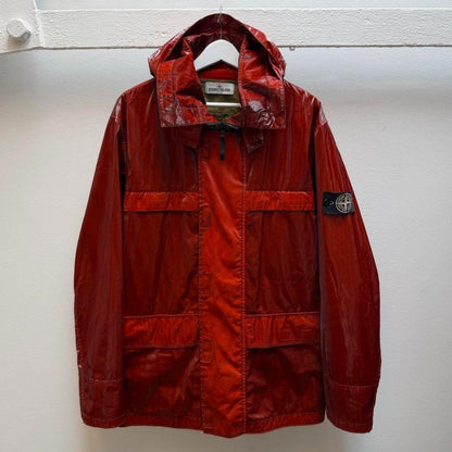 Stone Island Mussola Prismatica Jacket (XL) | Extra Large, Red