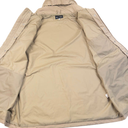 Vintage 2000s Armani Jeans Zip Up Rain Jacket Size XXL | XXL, Beige