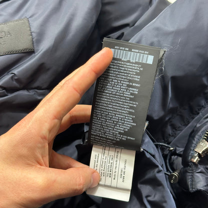 Prada 2020 Multipocket Plaque Logo Nylon Down Puffer - IT50 (L)