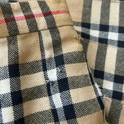 Burberry 1980's Pleated Wool Skirt 28"