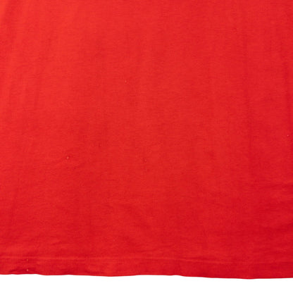 Vintage 90s Burberry Embroidered T Shirt Size M | Medium, Red