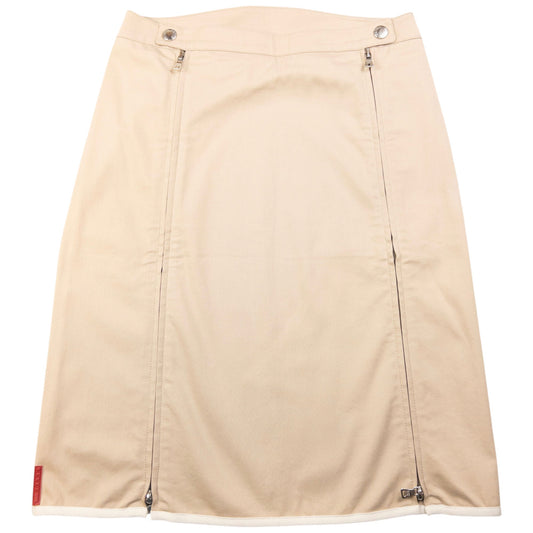 Vintage Prada Sport Full Zip Skirt Womens Size W27