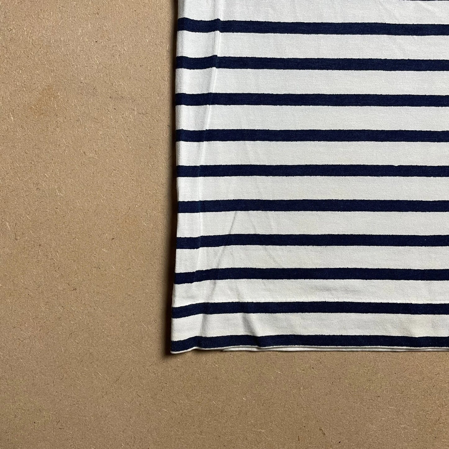 S/S 1989 Denim Blue Striped ICE JACKET Marina Spell Out T-shirt