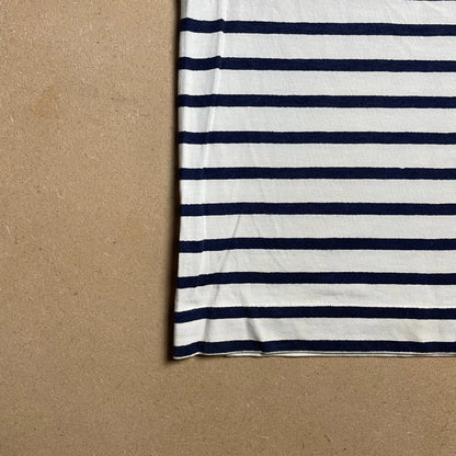 S/S 1989 Denim Blue Striped ICE JACKET Marina Spell Out T-shirt