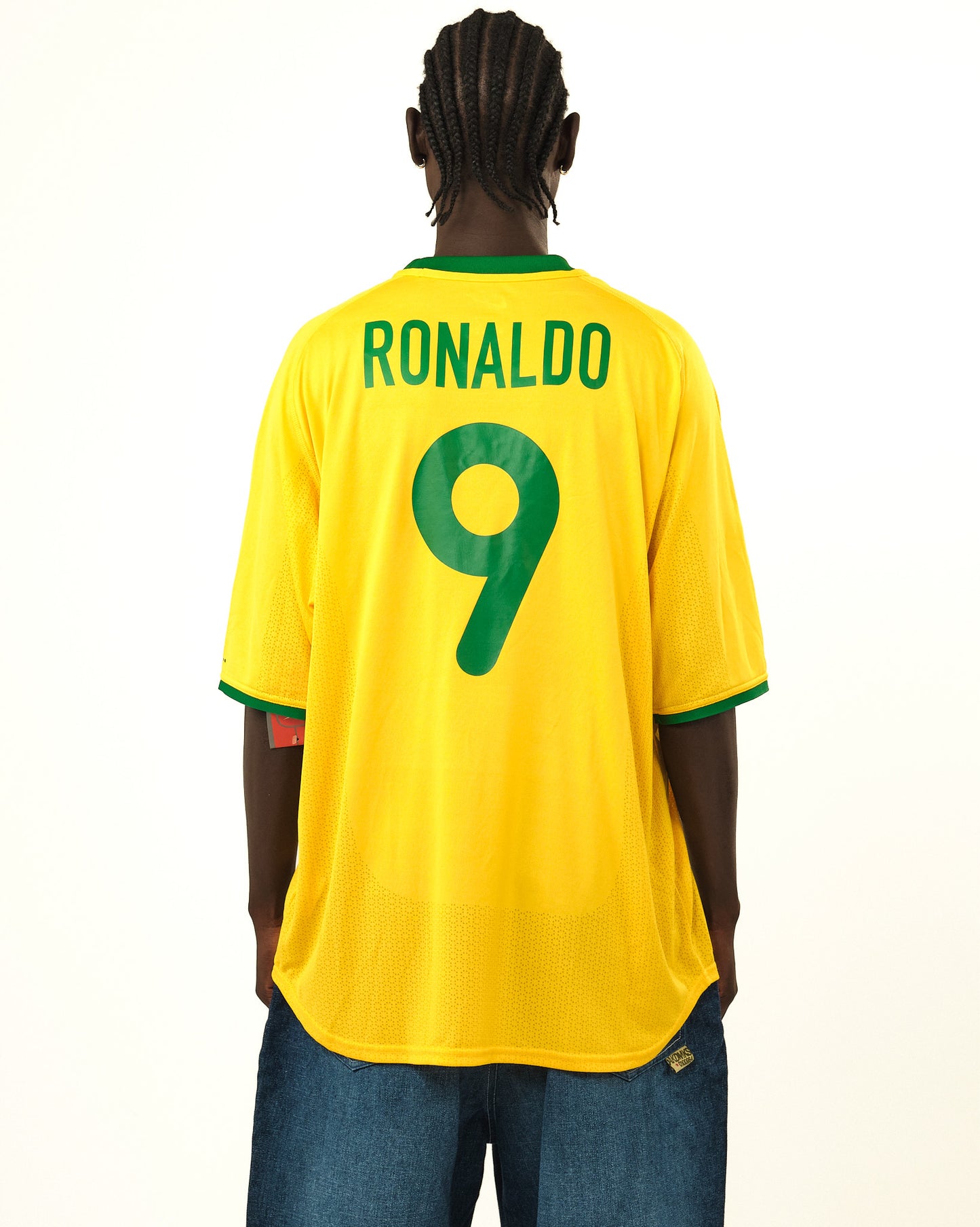 2000-02 Brazil Nike Home Shirt Ronaldo #9 (XL)