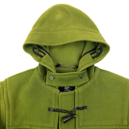 Vintage 2000s Burberry Wool Duffle Jacket Size XL | O/S, Green