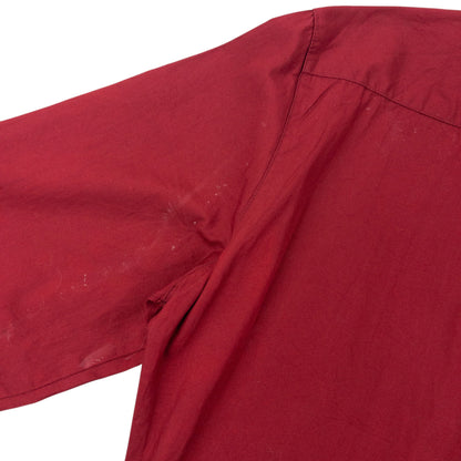 Vintage 90s Jean Paul Gaultier Classique Long Sleeve Button Up Shirt Womens Size M | Medium, Red