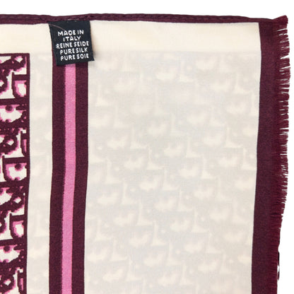 Vintage 80s Dior Monogram Silk Scarf