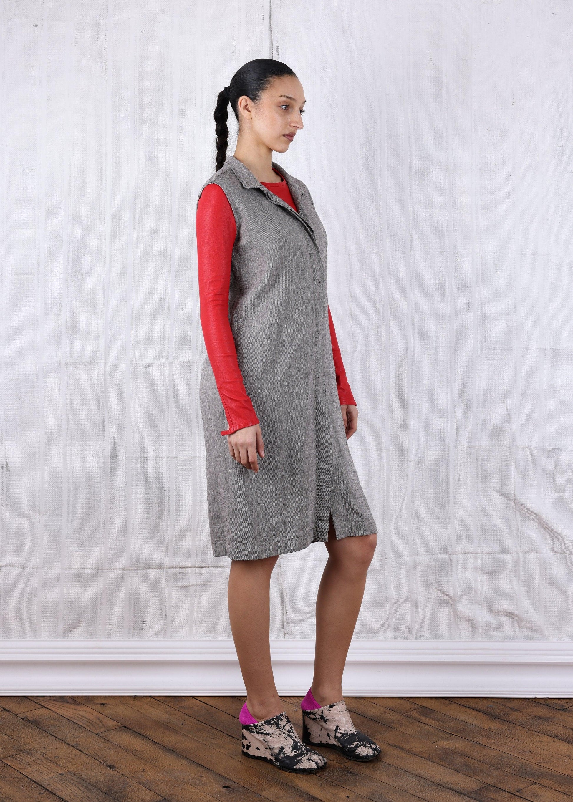Margiela for Hermès grey marled dress - Known Source