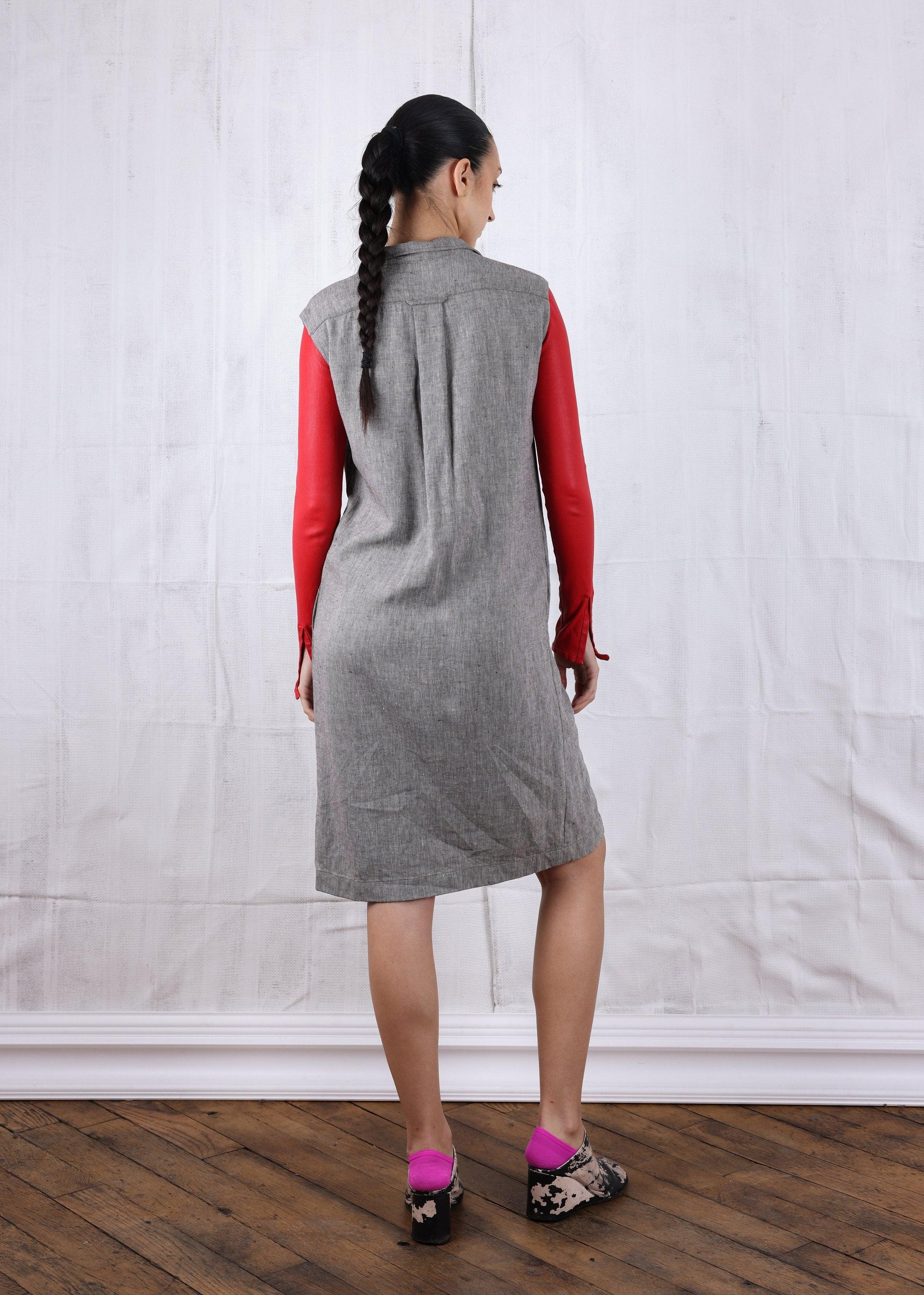 Margiela for Hermès grey marled dress - Known Source