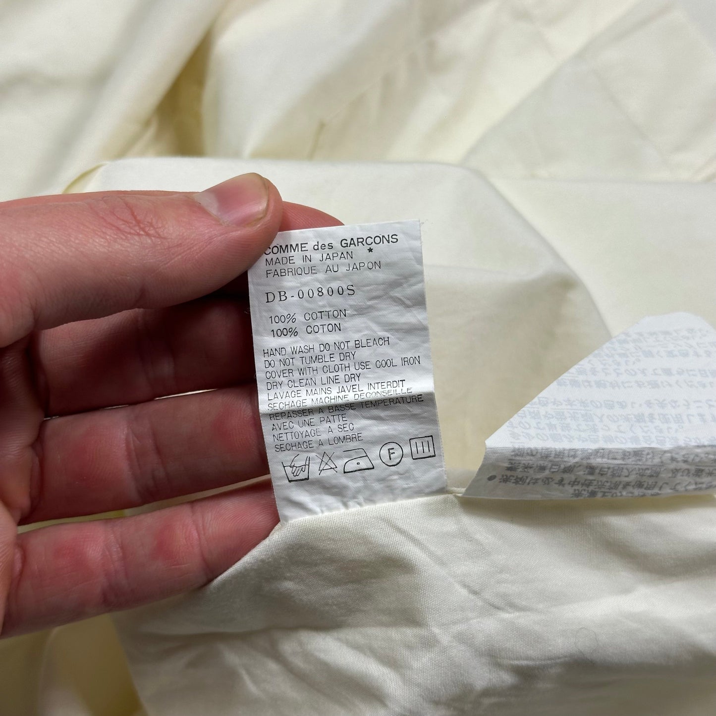 Comme Des Garçons 1992 Homme Deux Relaxed Cotton Shirt - S/M