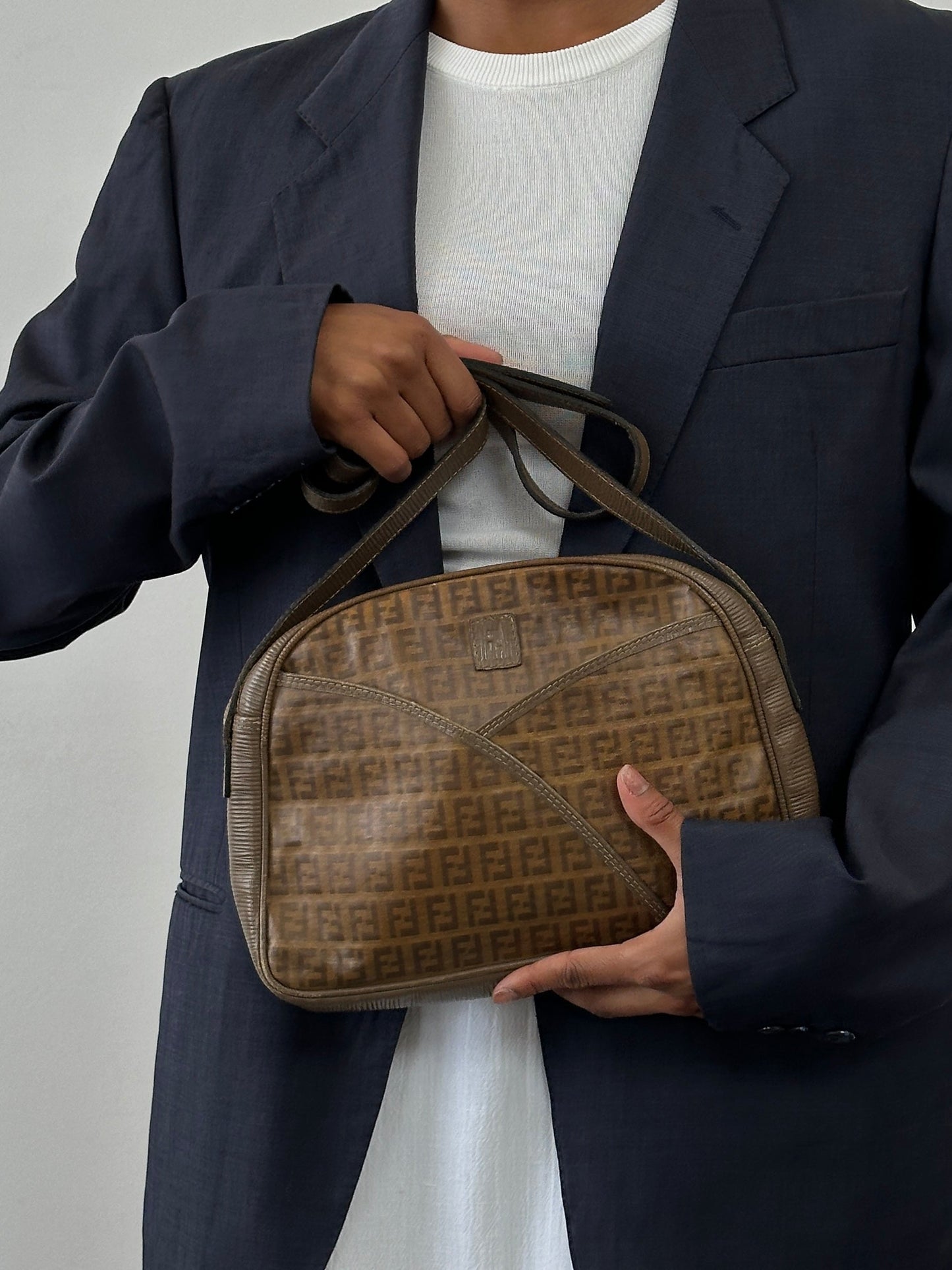 Fendi 1980s FF Monogram Crossbody Bag