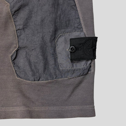 Stone Island Shadow Project SS20 Cotton & Nylon Metal Baggy Shorts - M/L | Default Title, Grey