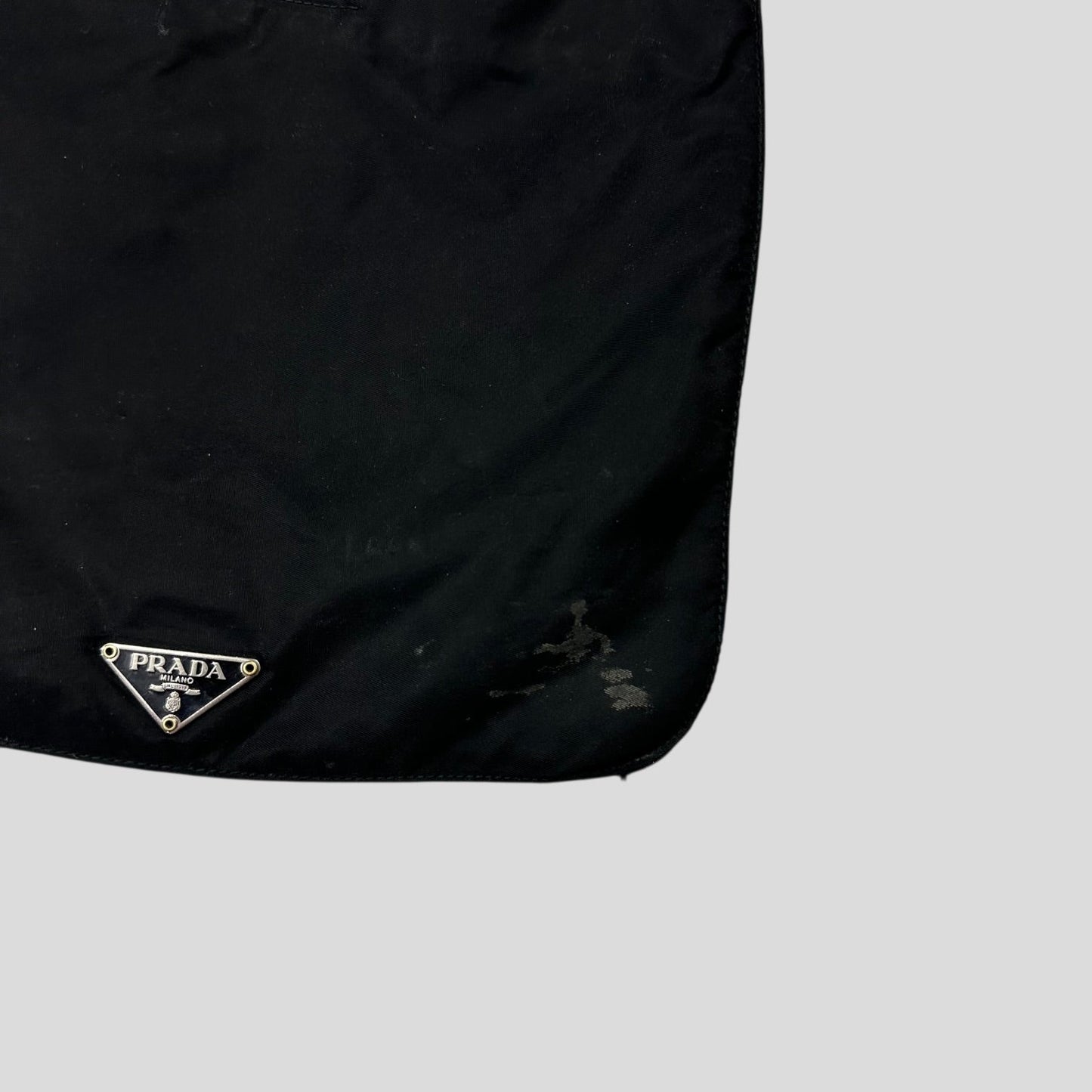 Prada Milano 00’s Nylon 3D Multipocket Crossbody Bag | O/S, Black