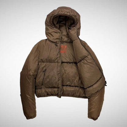 M+F Girbaud Cropped Hooded Down Puffer (1990s) - Known Source