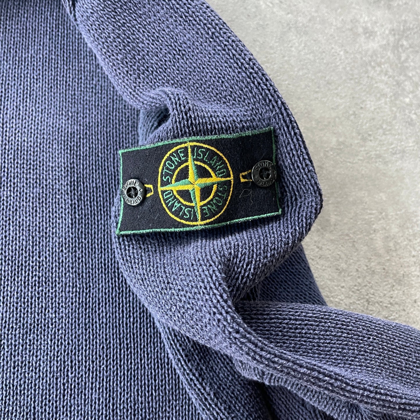 Stone Island RARE S/S 1999 heavyweight knitted jumper (M)