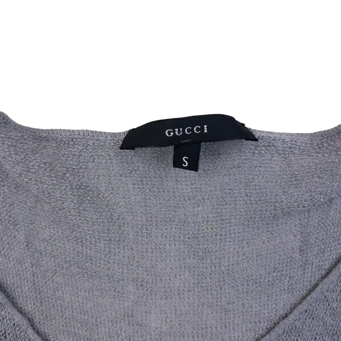 Vintage 90s Gucci By Tom Ford Linen Knit Vest Top Womens Size S | Small, Grey