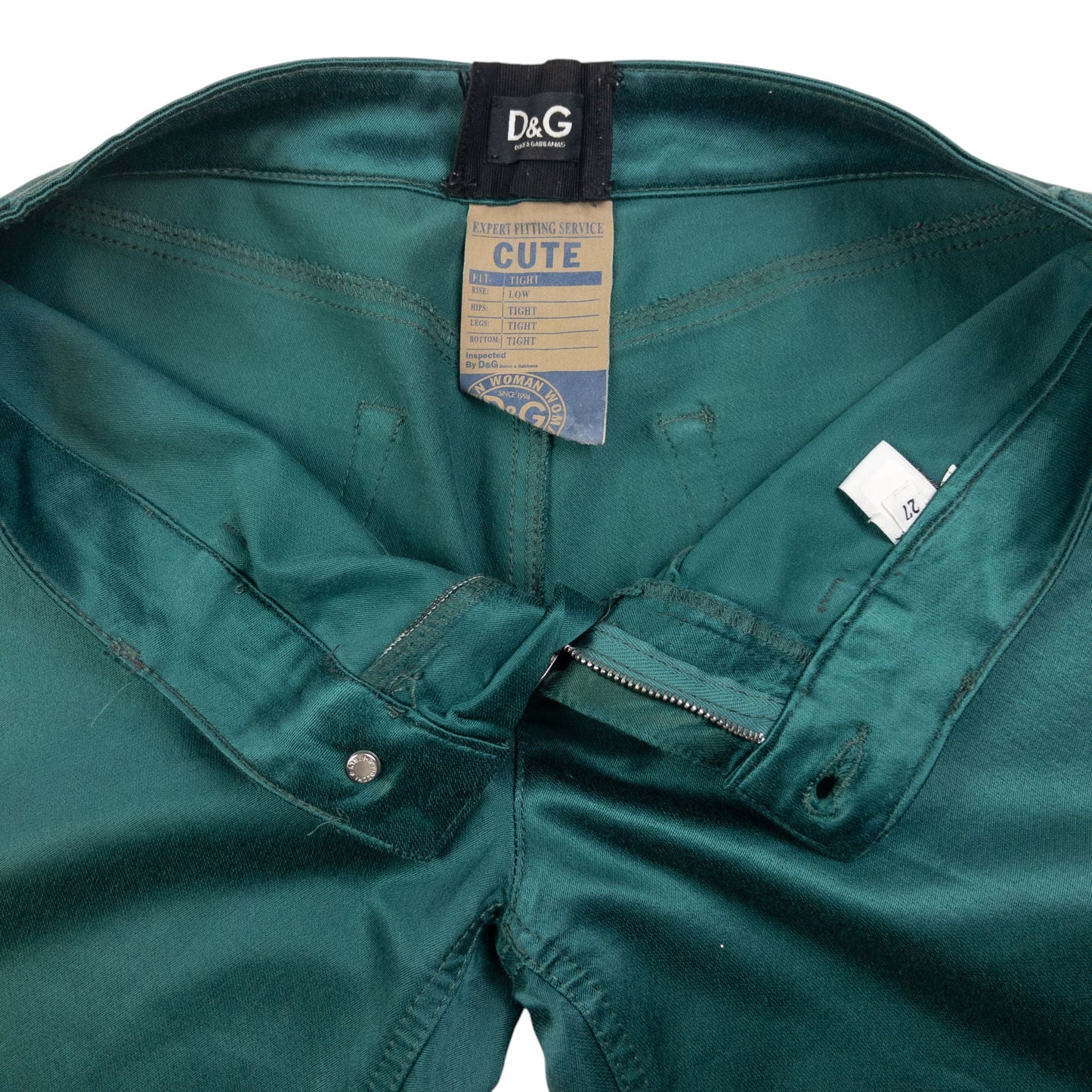 Vintage Dolce & Gabbana Low Rise Trousers Womens Size W30