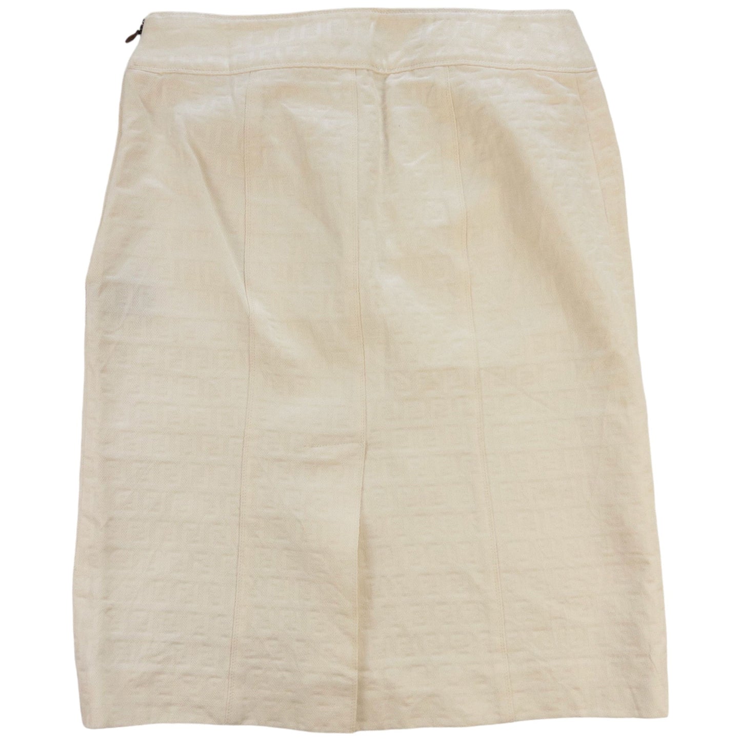 Vintage Fendu Monogram Mini Skirt Size W25