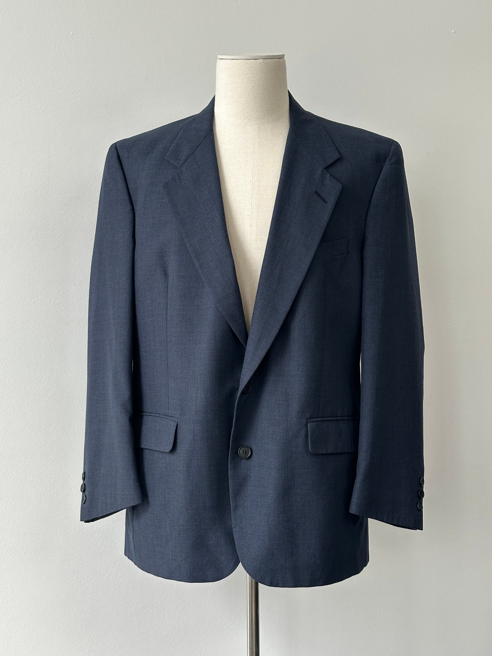 Christian Dior Monsieur 1990s Wool Single Breasted Blazer - 44R