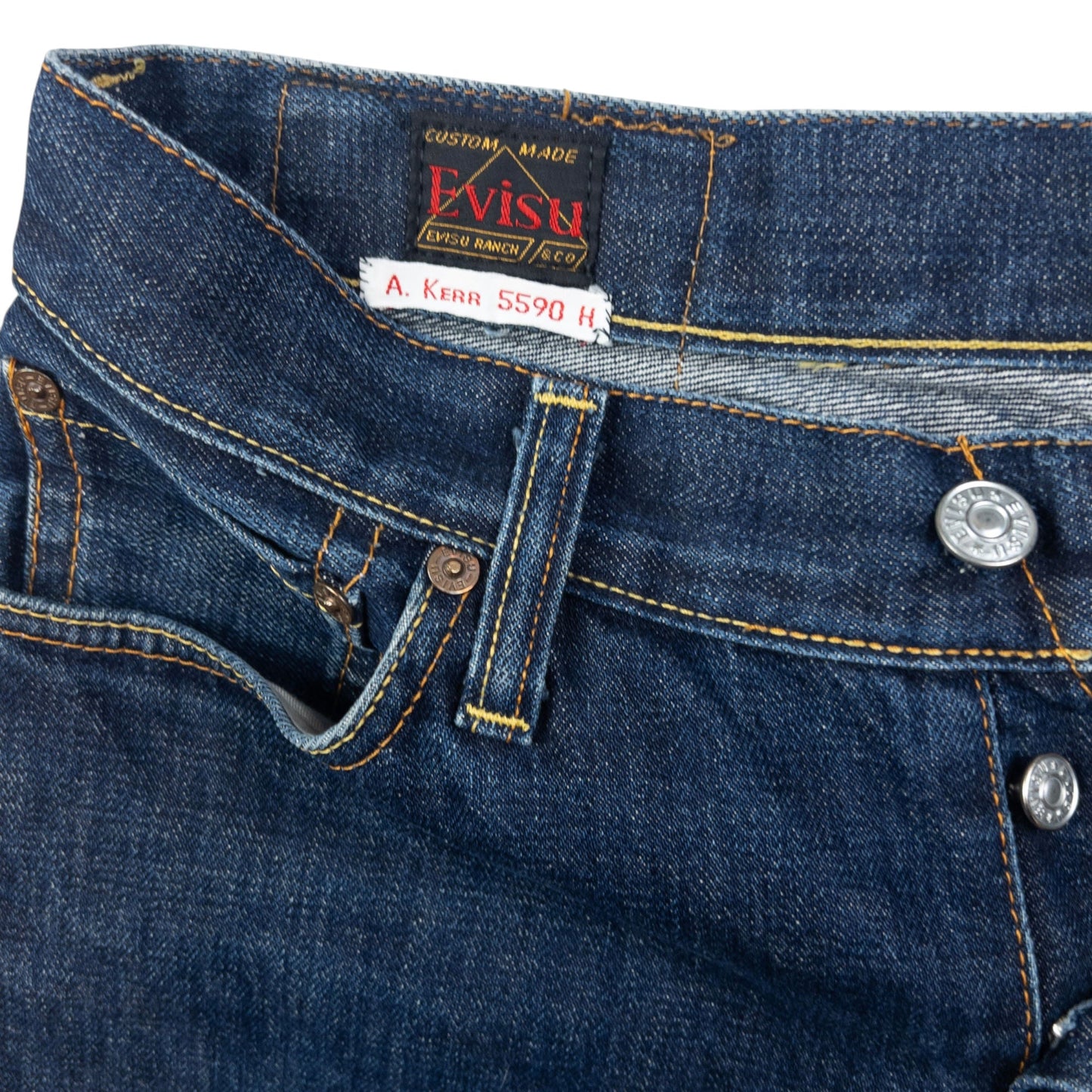 Vintage Evisu Double Gull Japanese Denim Jeans Size W29