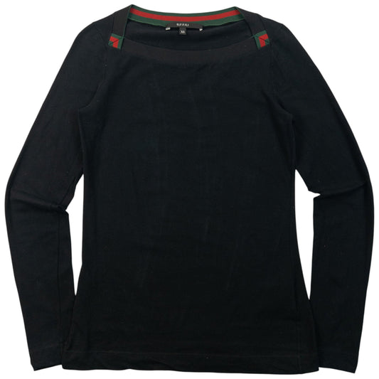 Vintage 2000s Gucci Long Sleeve T Shirt Womens Size XS | XS, Black