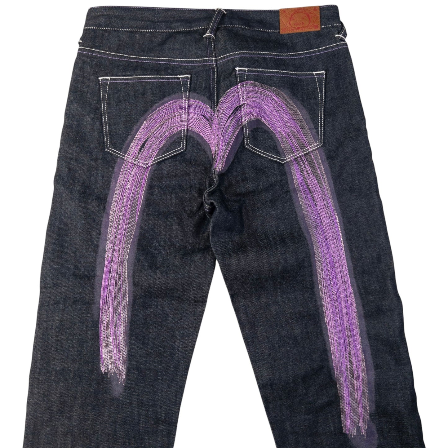 Vintage Evisu Embroidered Daicock Japanese Denim Jeans Size W31