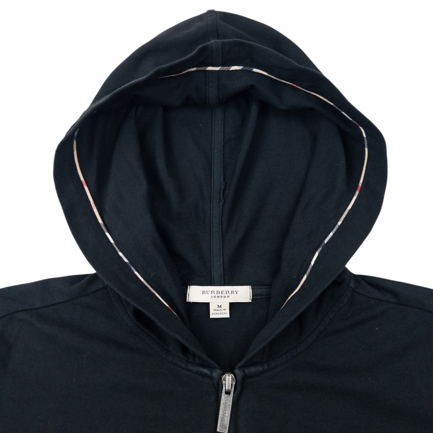 Vintage 2000s Burberry Zip Up Hoodie Womens Size M | Medium, Black