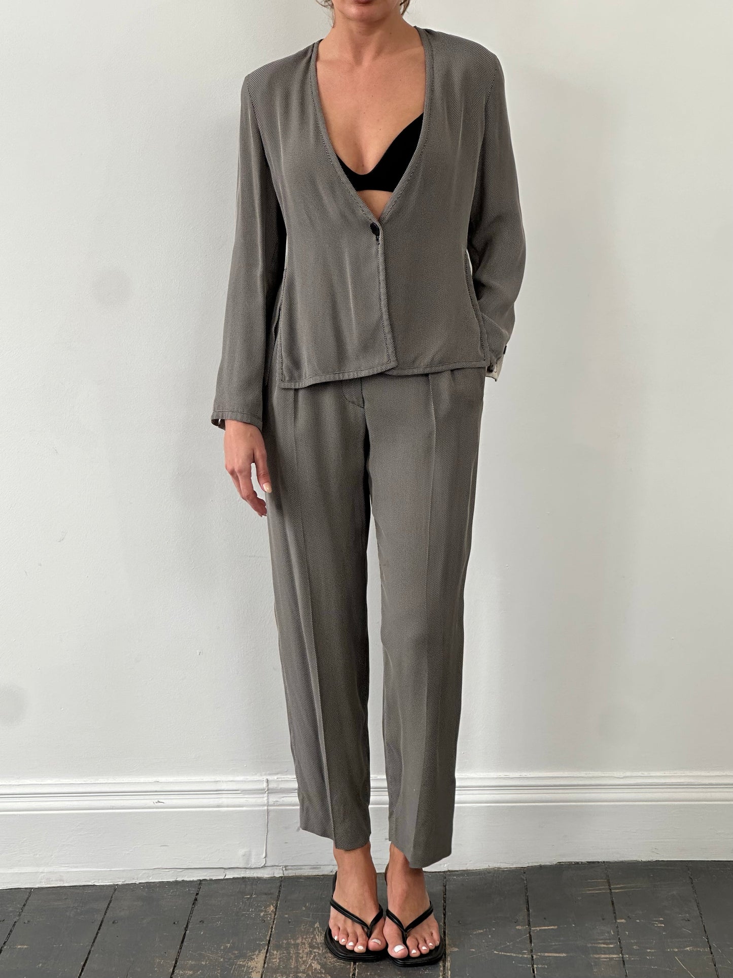 Mani 1990s Lightweight Side Split Two Piece Set - M/W28