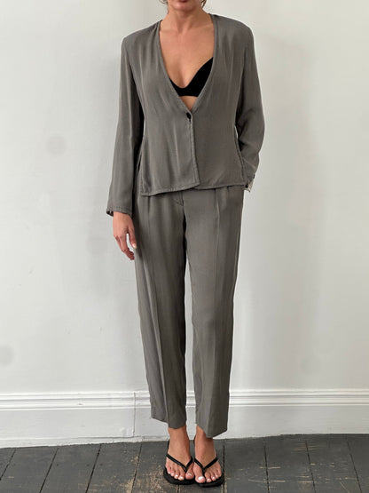 Mani 1990s Lightweight Side Split Two Piece Set - M/W28