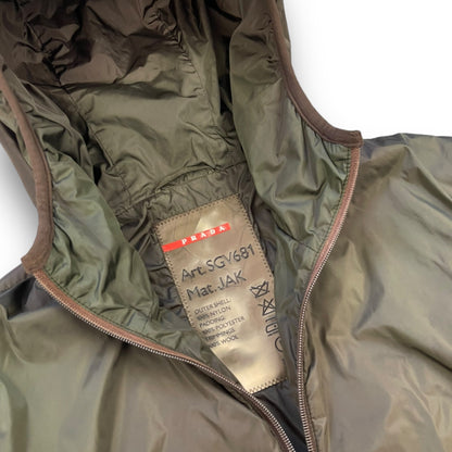 Early 2000's Prada Sport Padded Nylon Jacket (S) | Default Title, Multicoloured