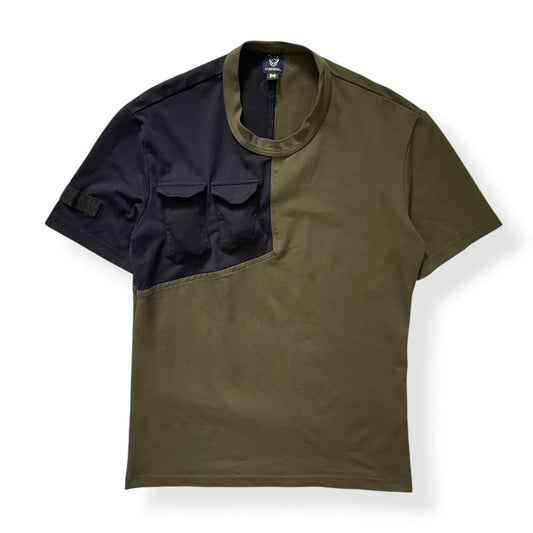 1990's Cyberdog Panelled Cargo Pocket T-Shirt (M) | Default Title, Multicoloured