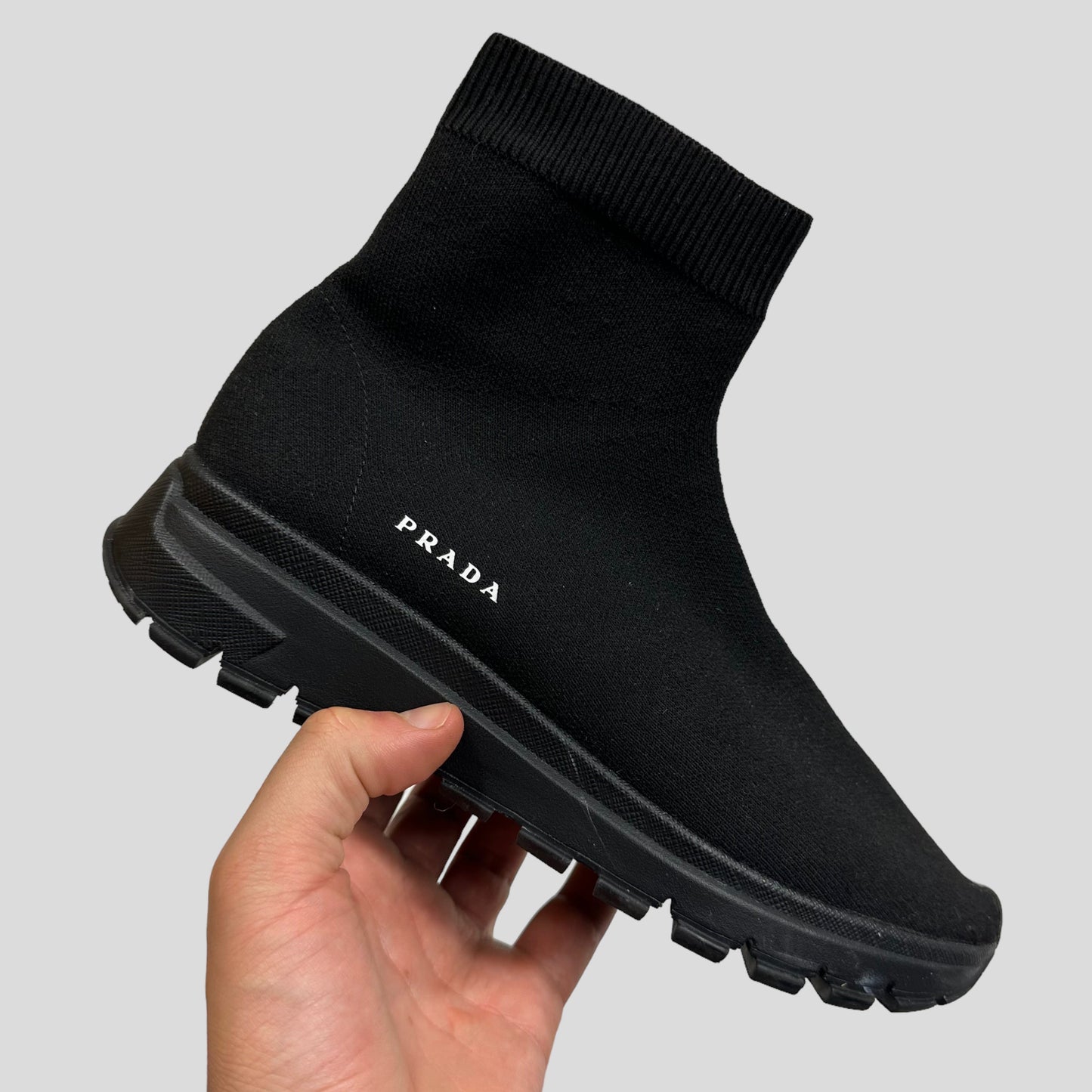 Prada Knit Fabric Sock Trainer - UK5/5.5