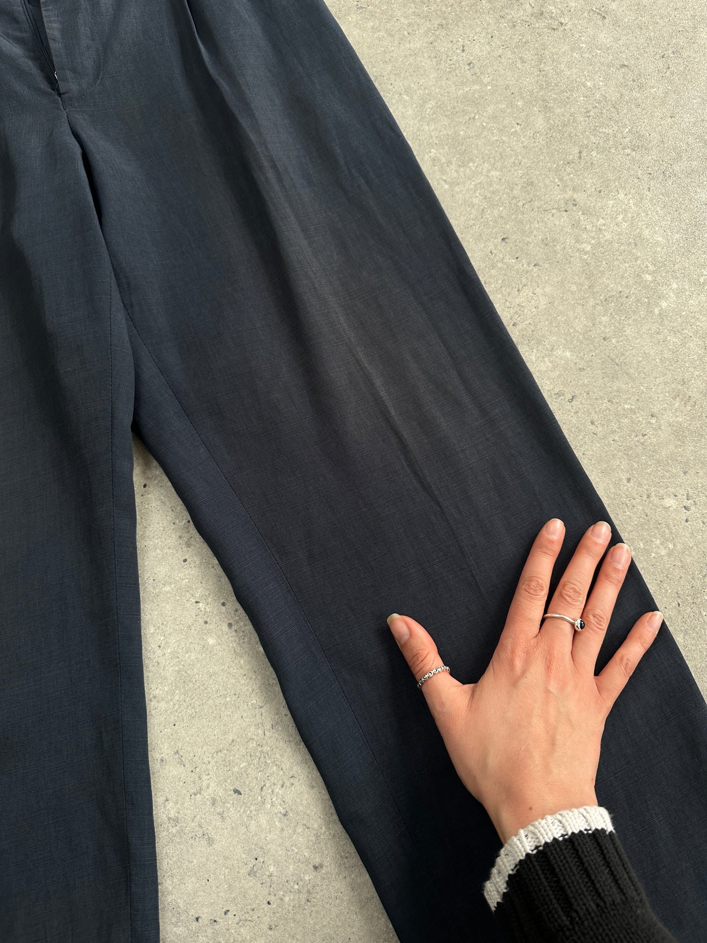 Vintage Linen Lyocel Single Breasted Suit - 40R/W32