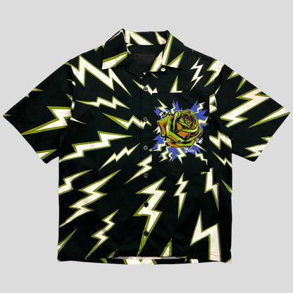 Prada x Frankenstein FW19 Boxy Lightning Shirt - XS (S/M) | Default Title, Green