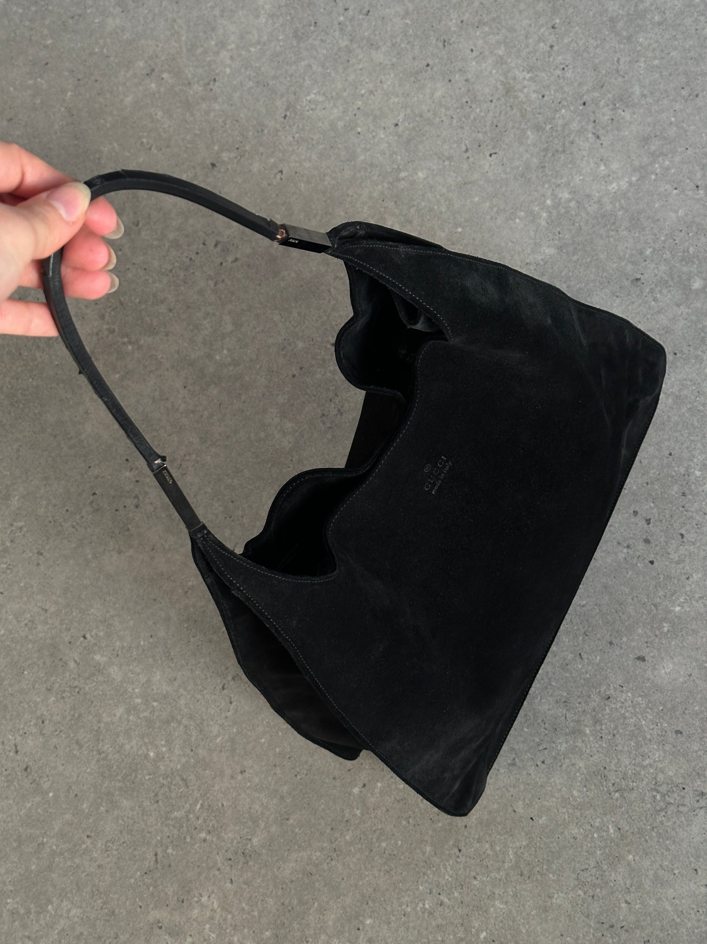 Gucci Suede Shoulder Bag