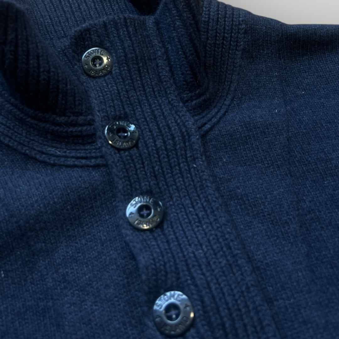 Stone Island AW/14 Wool 1/4 Button Down Knit M
