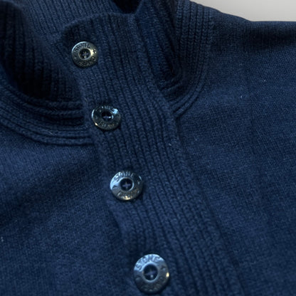 Stone Island AW/14 Wool 1/4 Button Down Knit M