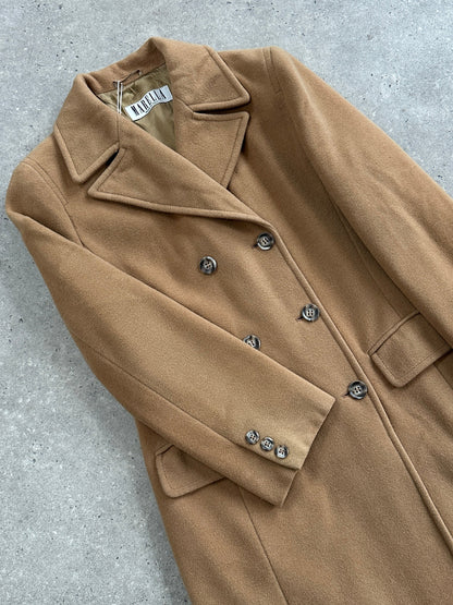 Marella 1990s Virgin Wool Double Breasted Coat - M