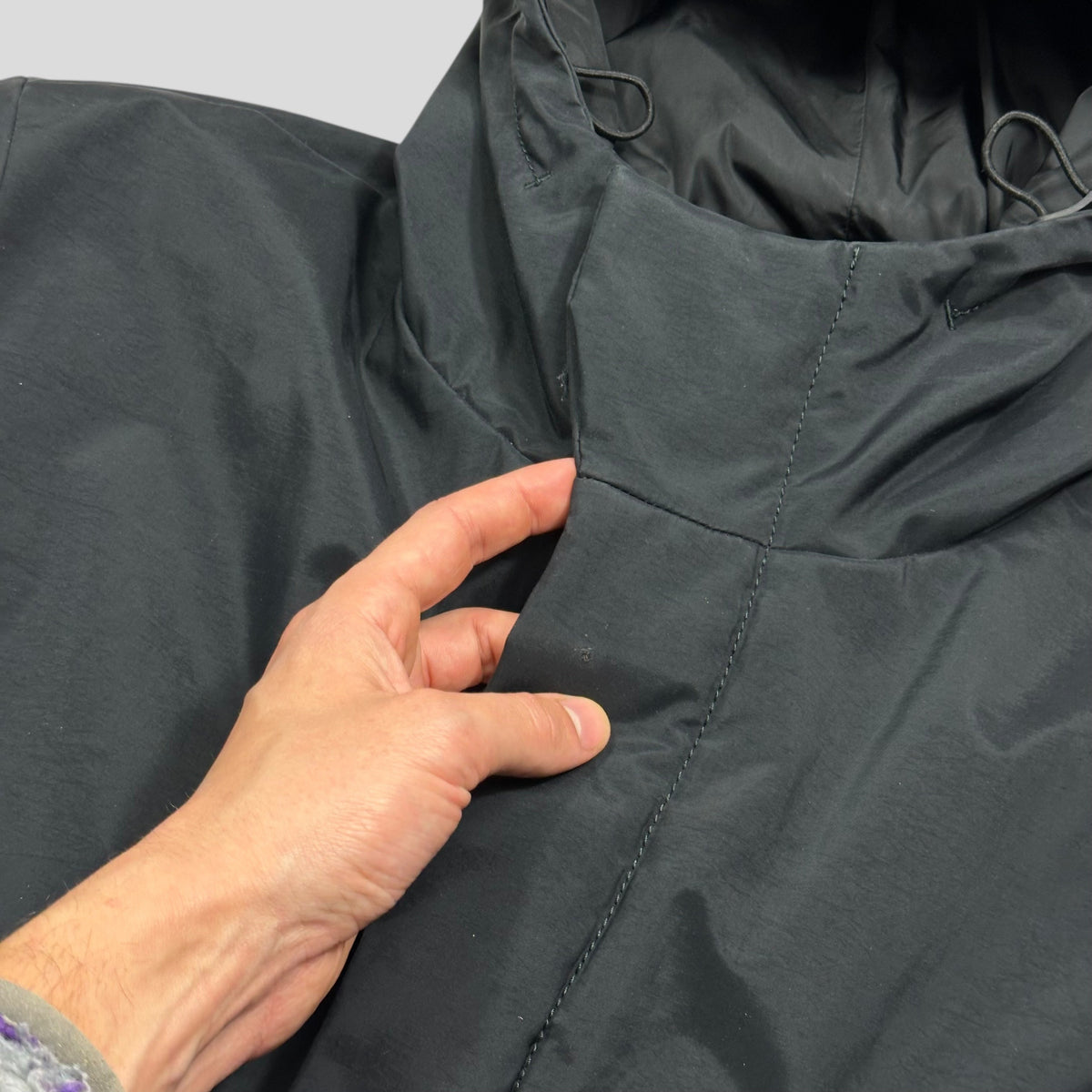 Prada Sport AW99 Iridescent Ballistic Nylon Stash Ski Jacket - IT50 | Large, Black