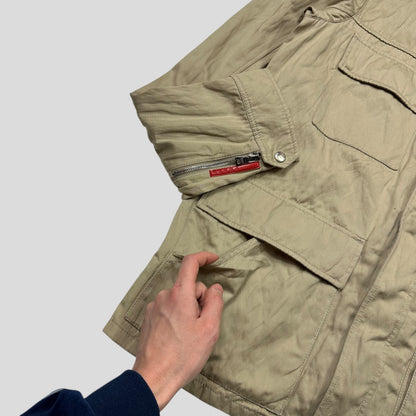 Prada Sport 00’s Cotton & Metal Multipocket Moto Field Jacket - IT54 (L)