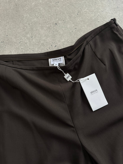 Armani Collezioni Pure Wool Wide Leg Tailored Trousers - W34