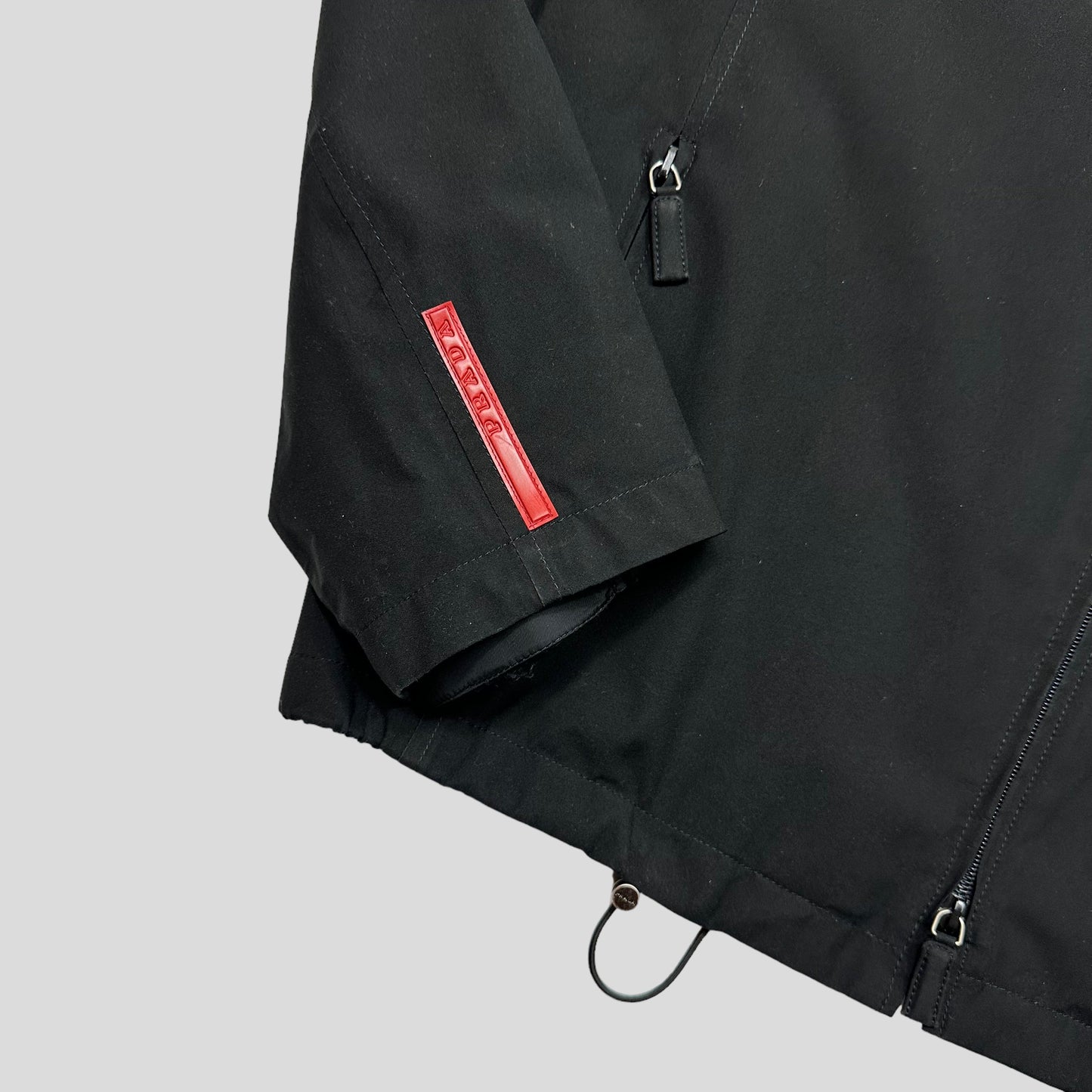 Prada Sport FW99 Prototype Goretex Mock Neck Harrington Jacket - IT48 (L) | Default Title, Black