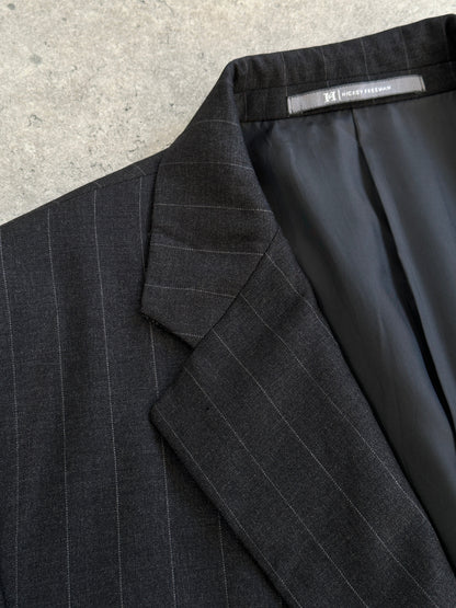 Hickey Freeman x Loro Piana 1990s Pure Tasmanian Wool Single Breasted Blazer - 42L/XL