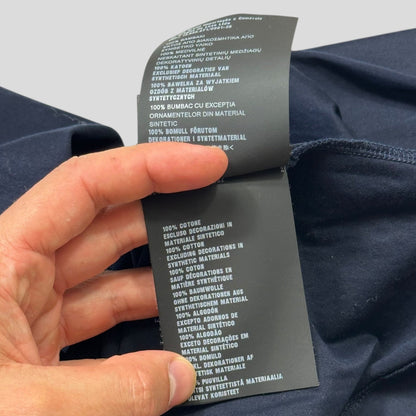 Prada 2018 Rubber Triangle Logo Mock Neck Light Jumper - S