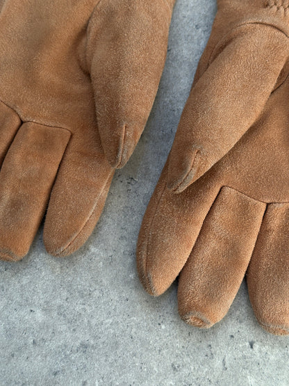 Vintage Suede Gloves - L/XL